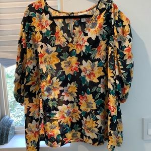 Ava & Viv- floral blouse